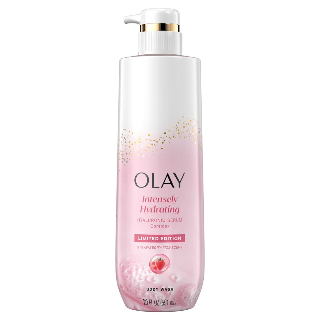 Olay Intensely Hydrating Body Wash. Strawberry