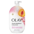 Olay Fresh Radiance Body Wash with Essence of Peach and Cherry Blossom. Vitamin B3 and Antioxidant Blend 35oz