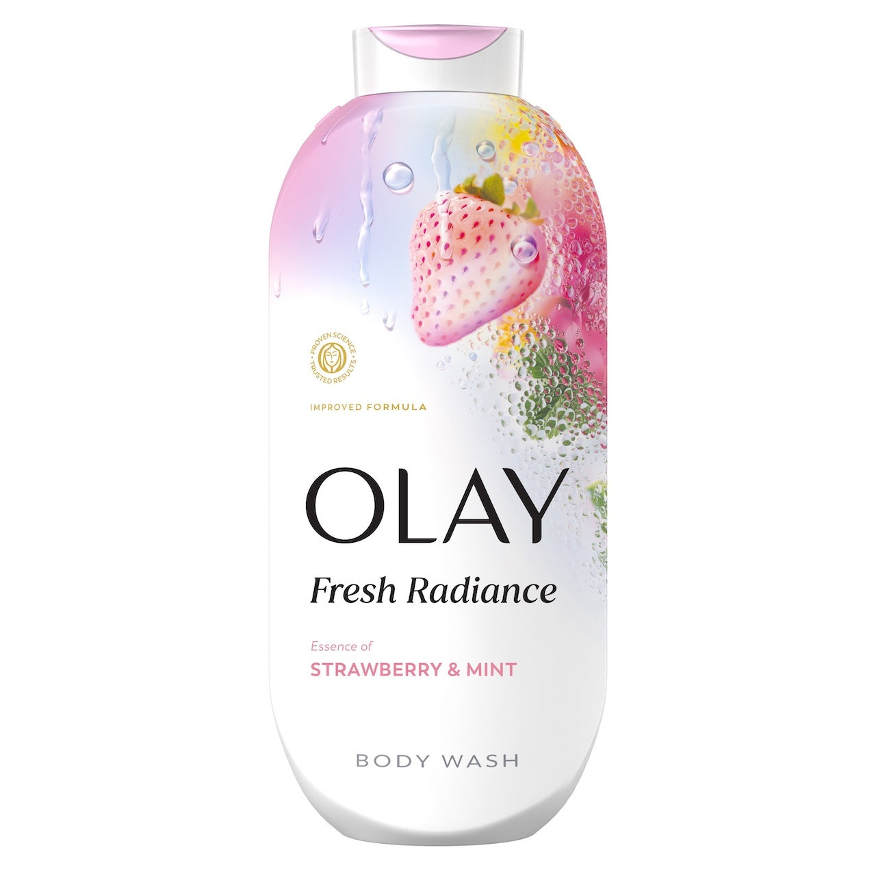 Olay Fresh Radiance Body Wash with Essence of Strawberry and Mint