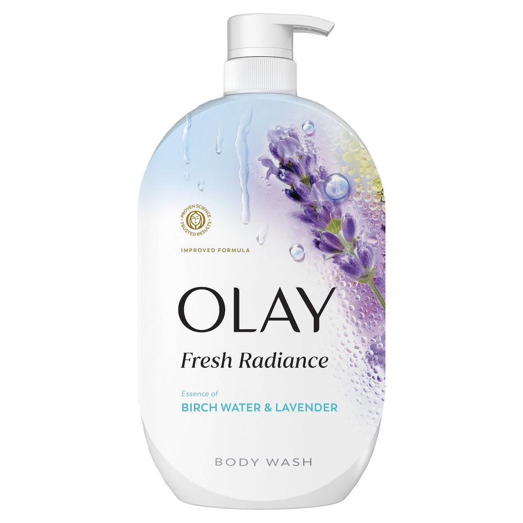 Olay Fresh Radiance Body Wash with Essence of Birch Water and Lavender. Vitamin B3 and Antioxidant Blend 35oz