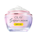 Olay Super Cream with Sunscreen SPF 30. Ultra Lightweight SPF Face Moisturizer