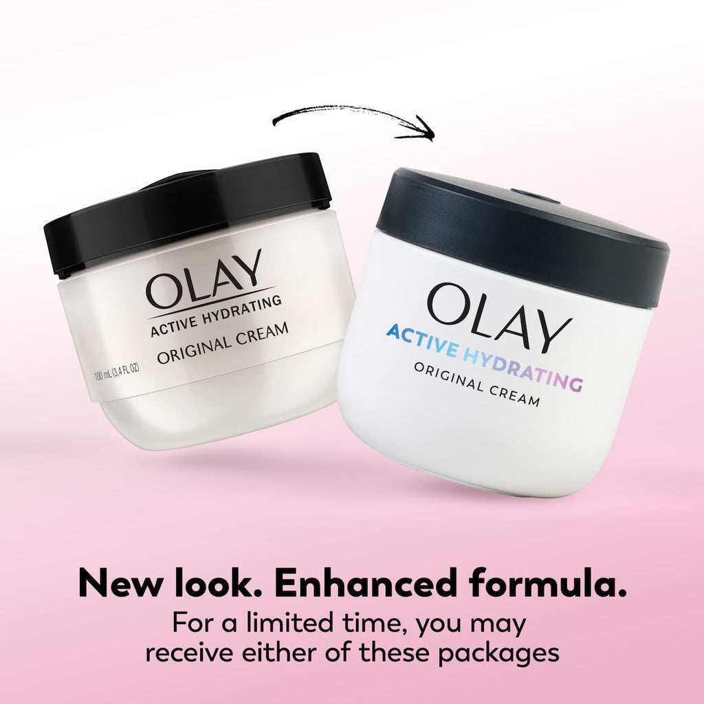 Olay Active Hydrating Cream Face Moisturizer for Deep Hydration 3.4oz