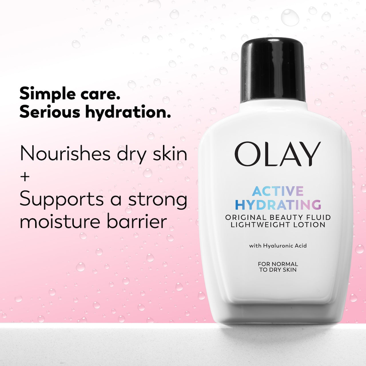 Olay Active Hydrating Beauty Moisturizing Lightweight Lotion for All Ages 4oz