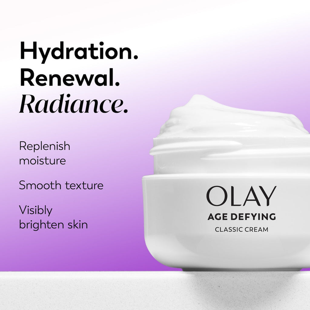 Age Defying Classic Daily Renewal Cream Face Moisturizer
