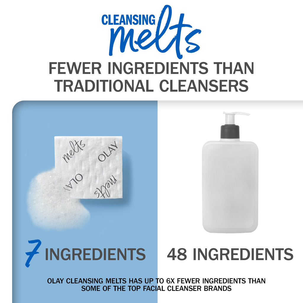 Olay Cleansing Melts + Hyaluronic | 32 Count