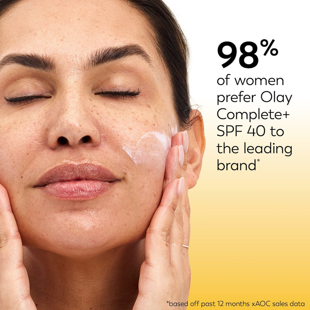 Olay Complete + Daily Facial Moisturizer with Sunscreen Broad Spectrum SPF 40