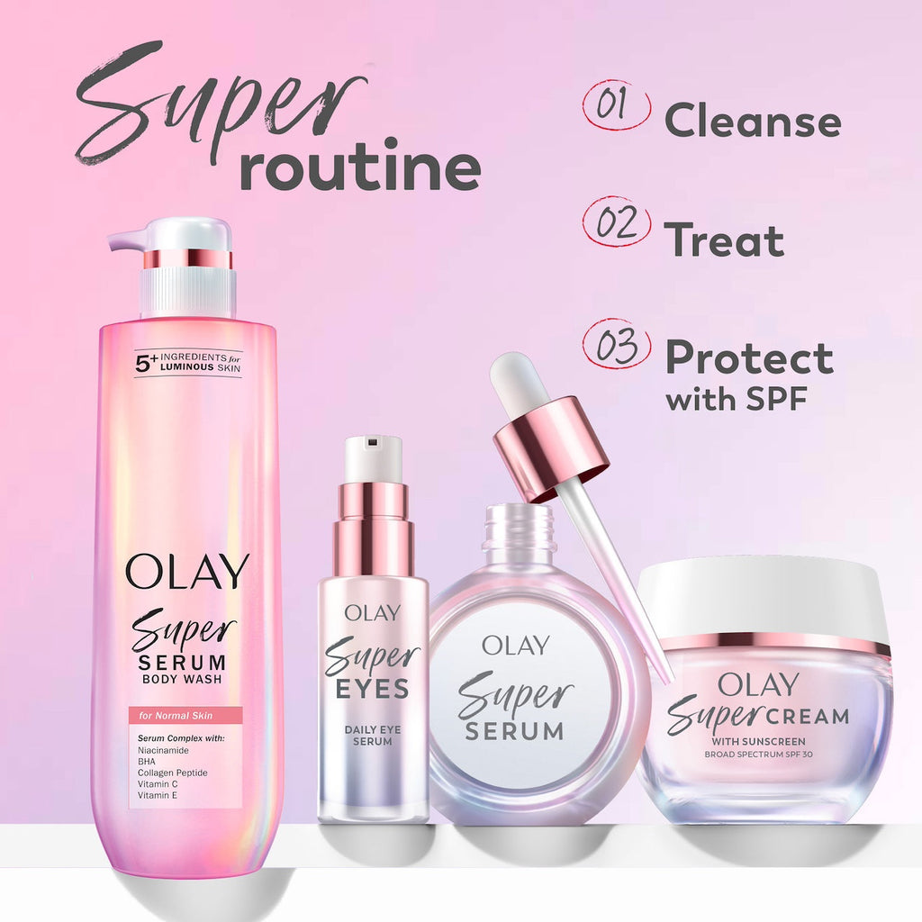 Olay Super Cream with Sunscreen SPF 30. Ultra Lightweight SPF Face Moisturizer