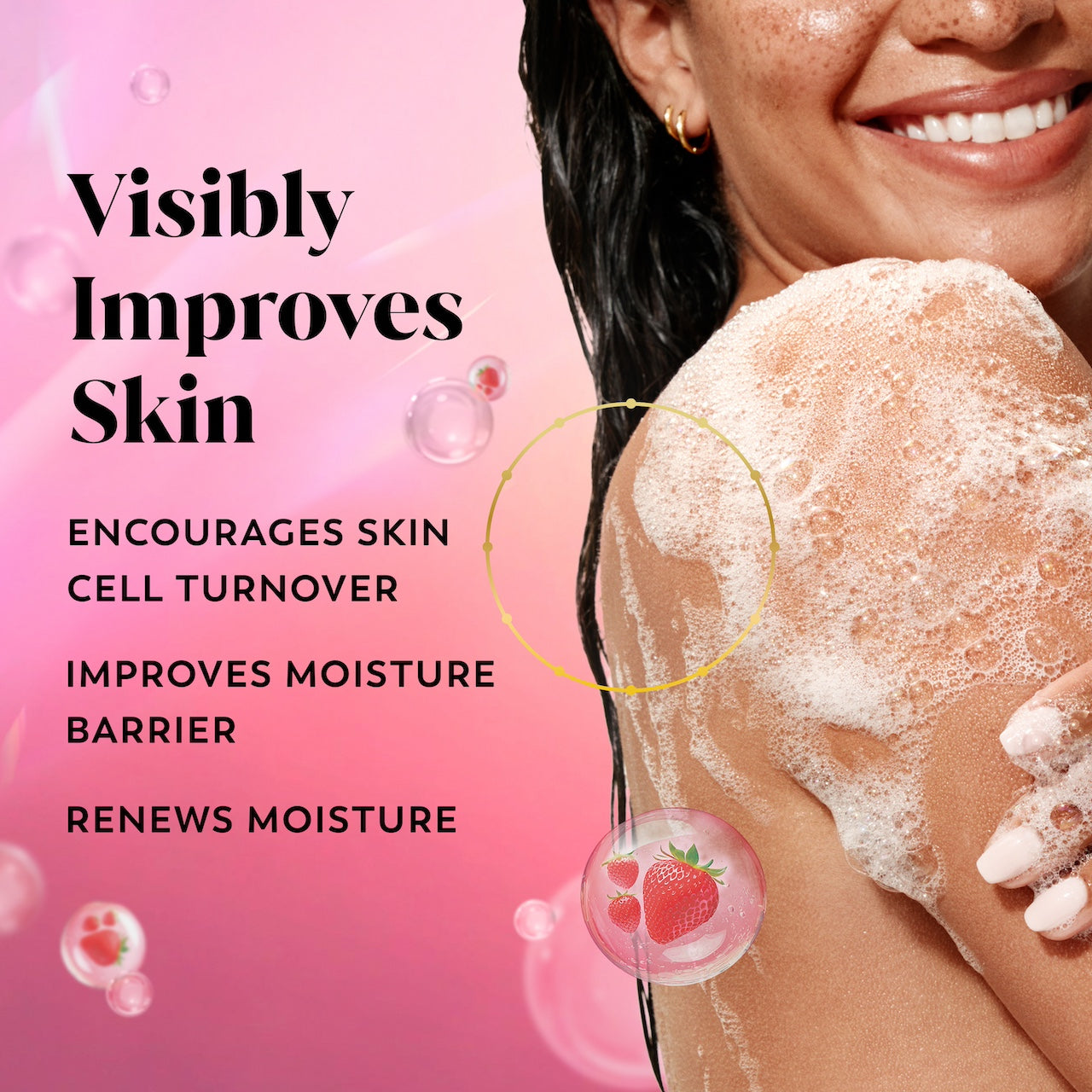 Olay Intensely Hydrating Body Wash. Strawberry
