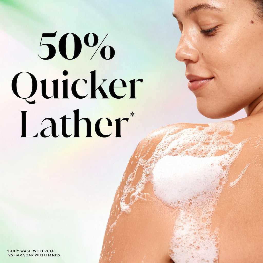 Olay Fresh Radiance Body Wash with Essence of Cucumber and Aloe Water. Vitamin B3 & Antioxidant Blend